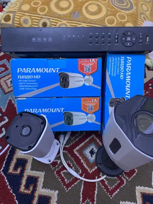 پک کامل دوربین آماده نصب در حد نو|دوربین مداربسته|هشتگرد, فاز ۱ مهستان|دیوار