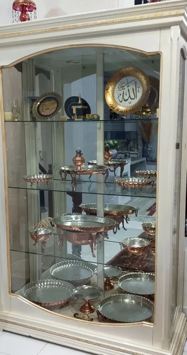 بوفه چوبی|بوفه، ویترین، کنسول|ملکان, |دیوار