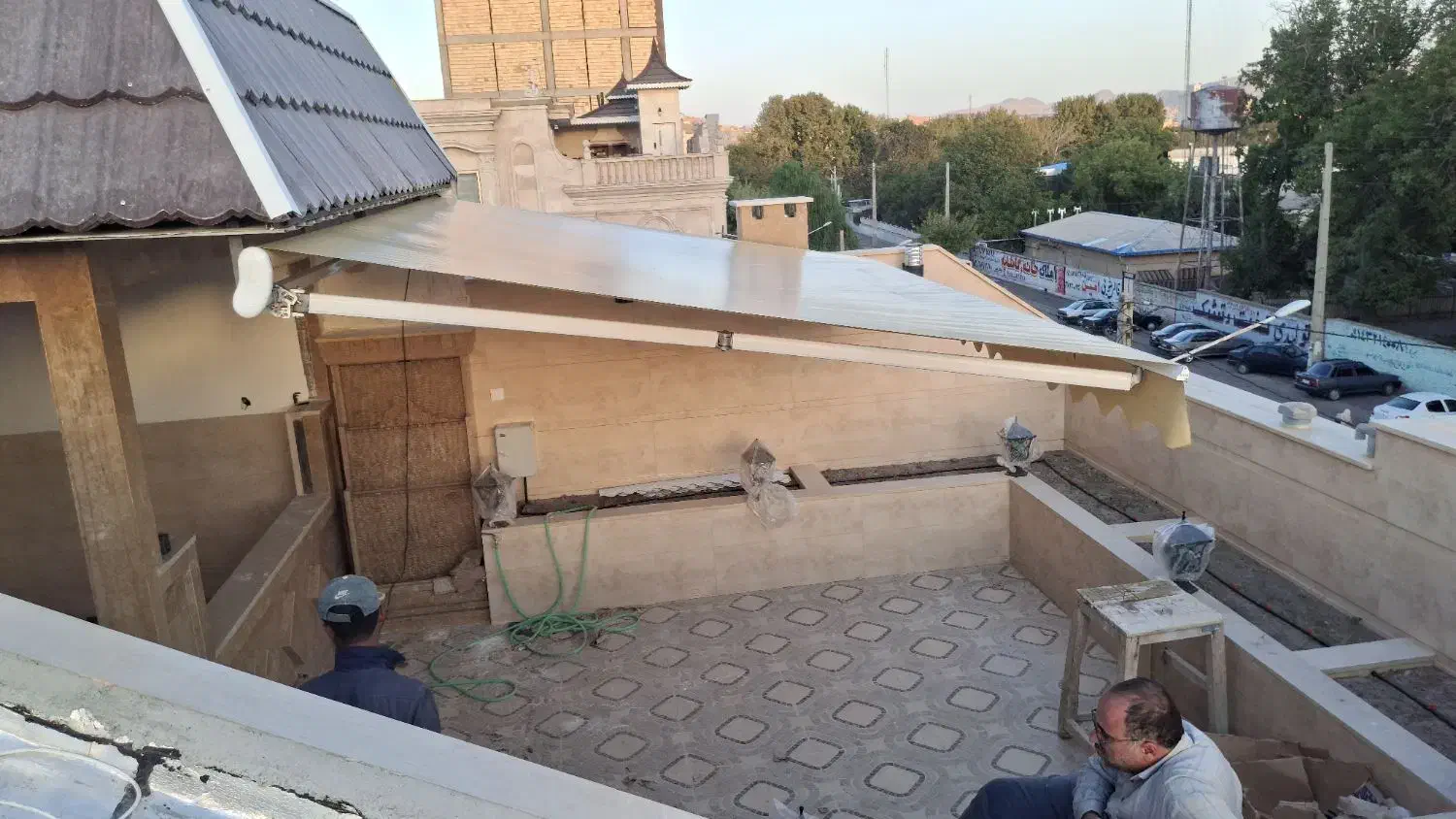 سایبان برقی سقف متحرک مراغه اقساطی|خدمات پیشه و مهارت|مراغه, |دیوار