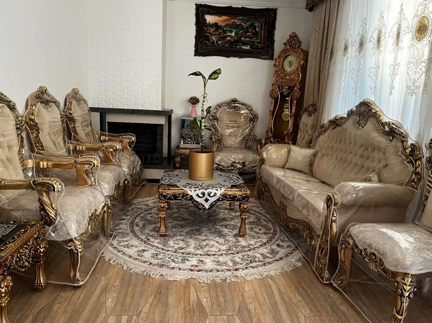 مبل سلطنتی|مبلمان خانگی و میز عسلی|کرمان, |دیوار