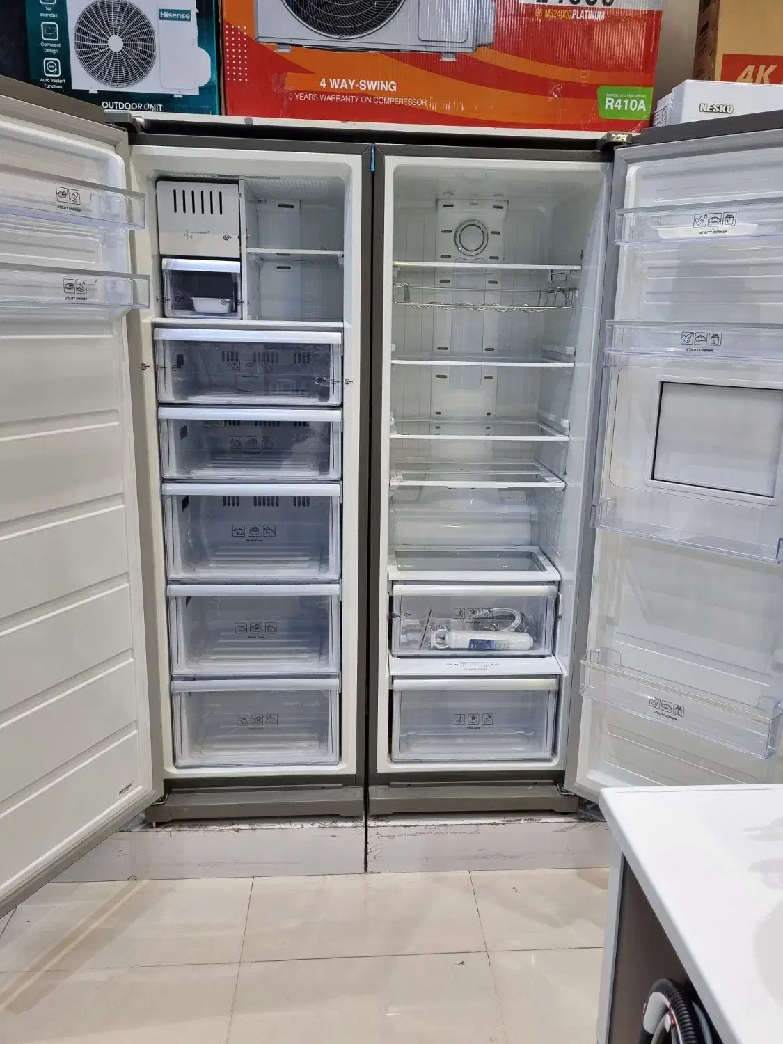 یخچال دوقلوکلورمدل رسوپلاس|یخچال و فریزر|مشهد, کوشش|دیوار