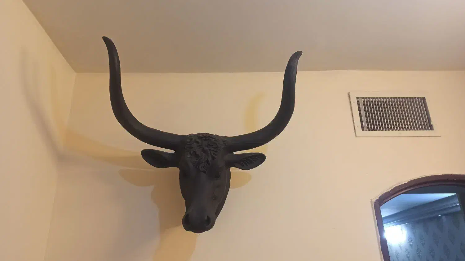 کله گاو دیواری تزئینی|مجسمه، تندیس، ماکت|مشهد, چهارچشمه|دیوار