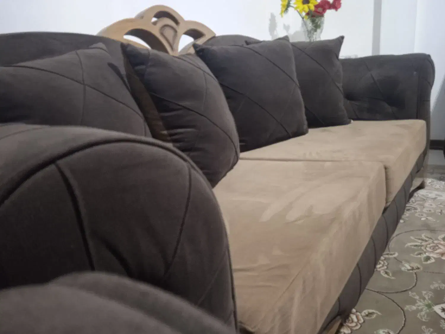 مبلمان7نفره راحتی|مبلمان خانگی و میز عسلی|نیشابور, مسکن مهر نور|دیوار