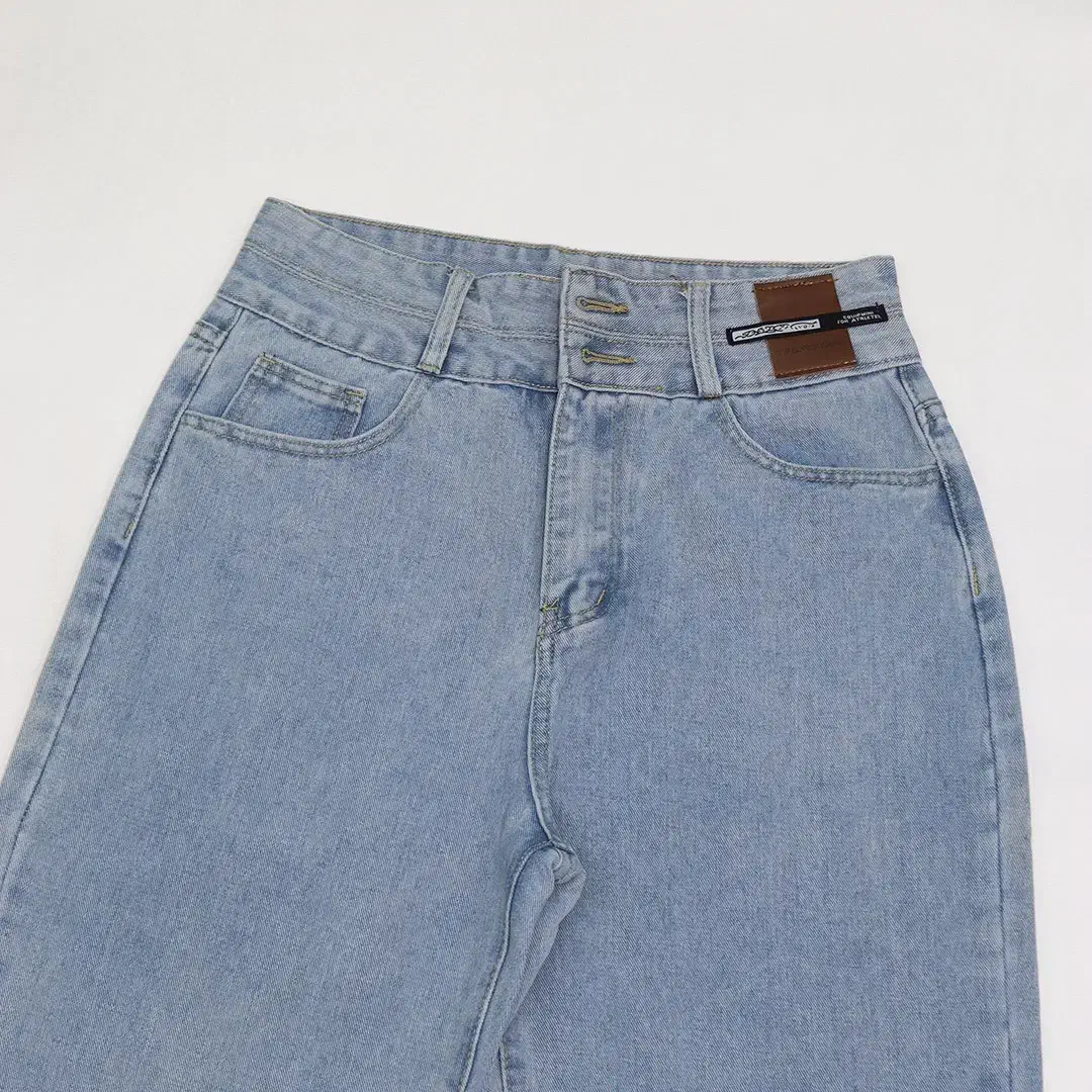 شلوار جین واید لگ زنانه ، وارداتی اصل|لباس|قائم‌شهر, |دیوار