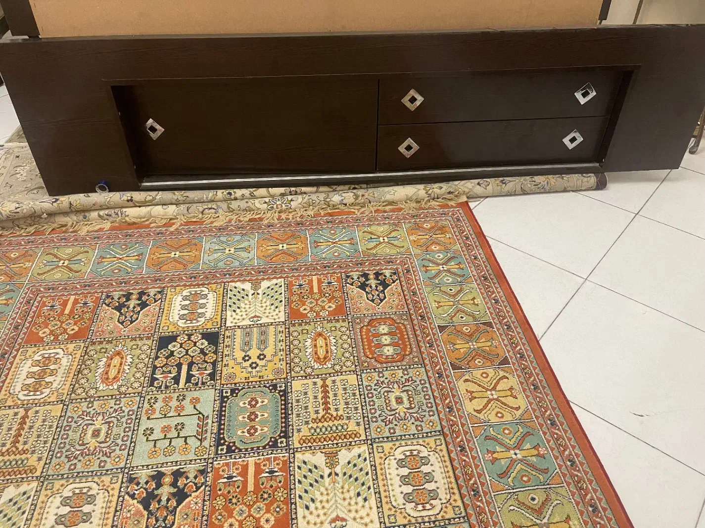 تخت دو نفره قهوه ای ۱۶۰ در ۲ متر|تخت و صندلی بچه|تهران, جنت‌آباد شمالی|دیوار