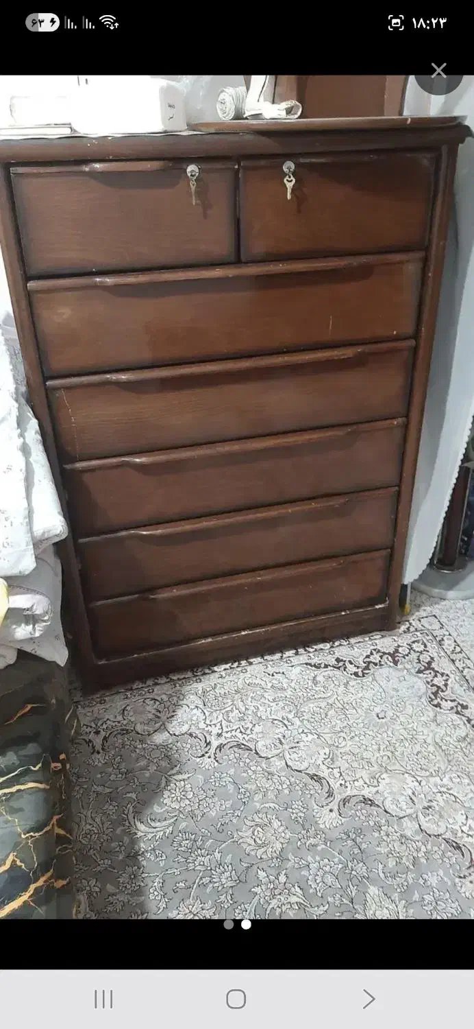 دراور بزرگ۷ کشو محکمباعرض۹۰سانتی مترطول۱۳۰ وقطر۴۵|جاکفشی، کمد، دراور|شاهینشهر, مسکن مهر|دیوار