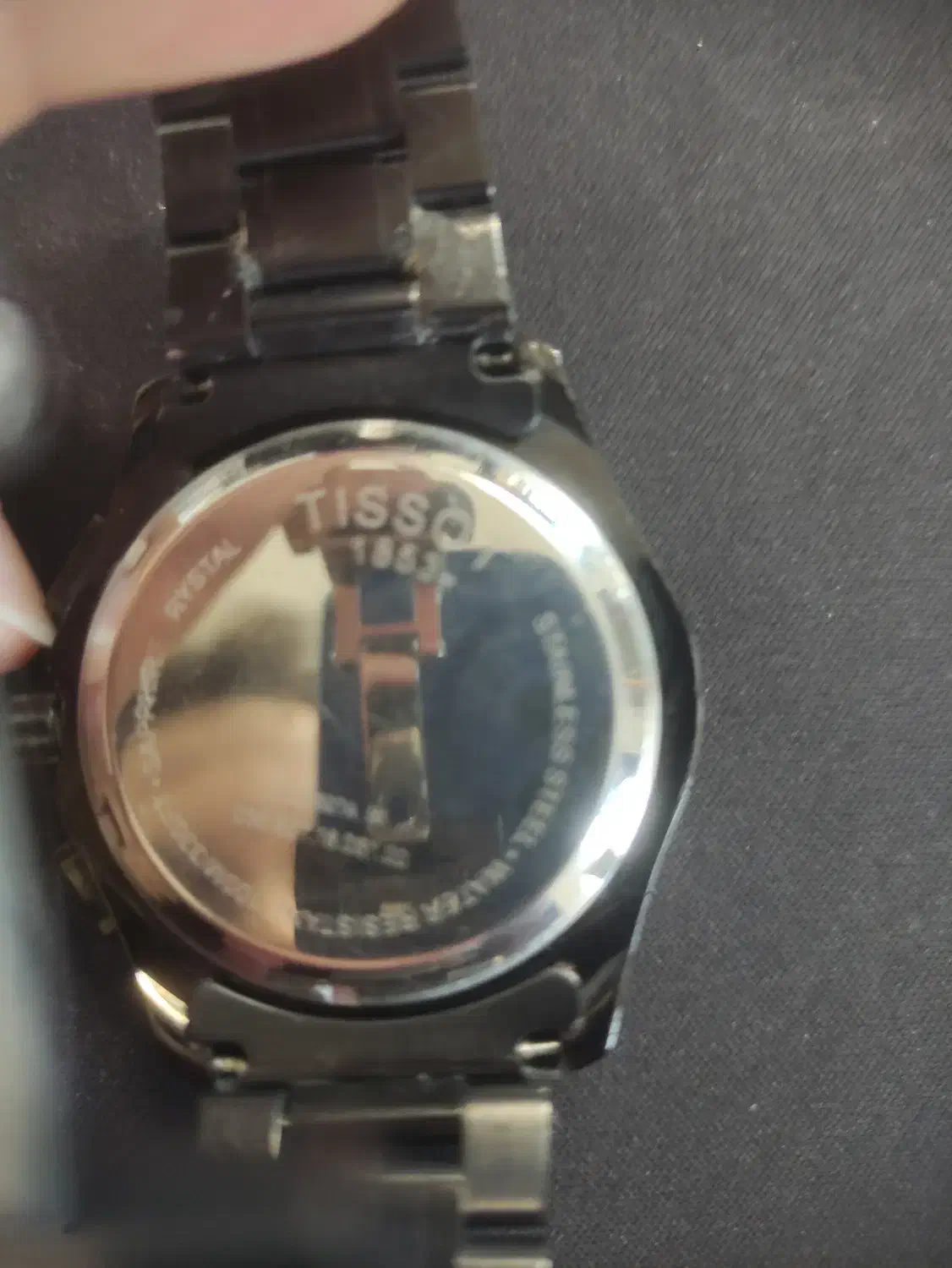 ساعت تیسوت مدل ۱۸۵۳ در حد نو کم کار رنگ مشکی ثابت|ساعت|مشهد, امامیه (شهرک غرب)|دیوار