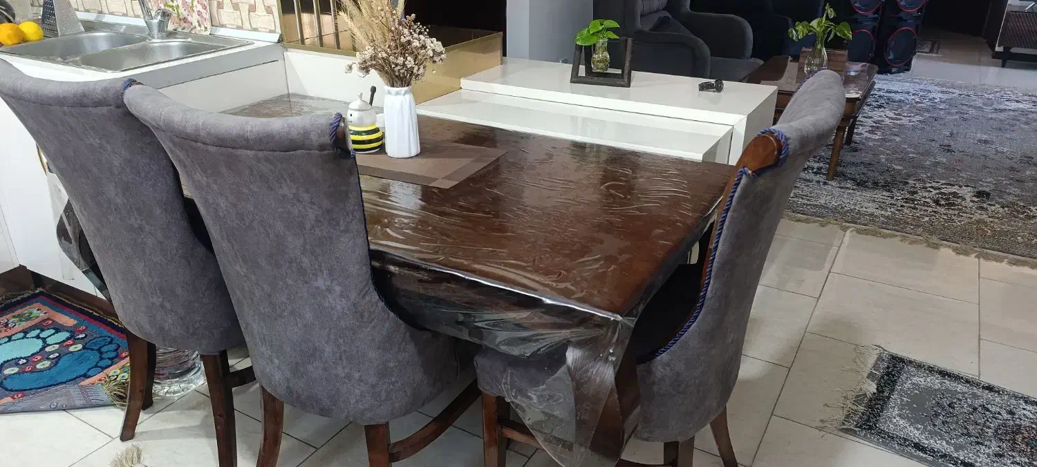 میز ناهارخوری 6نفره|میز و صندلی غذاخوری|ساری, |دیوار