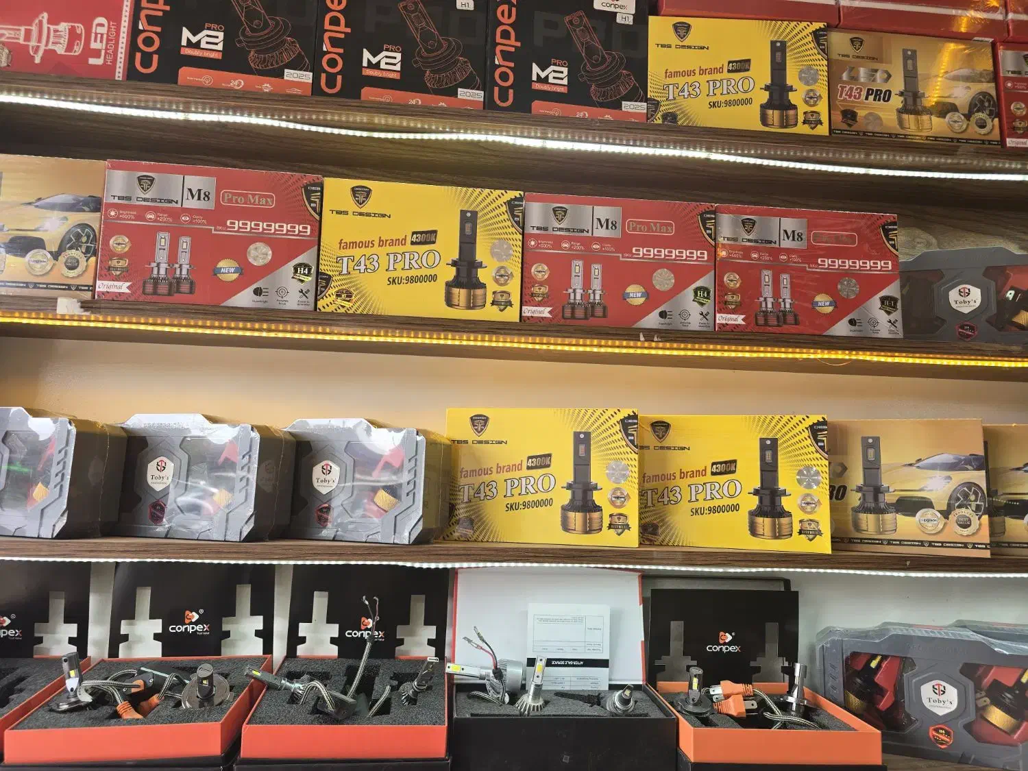 هدلایت تکی و عمده ، نصب و تنظیم نور|قطعات یدکی و لوازم جانبی|شیراز, کوزه گری|دیوار