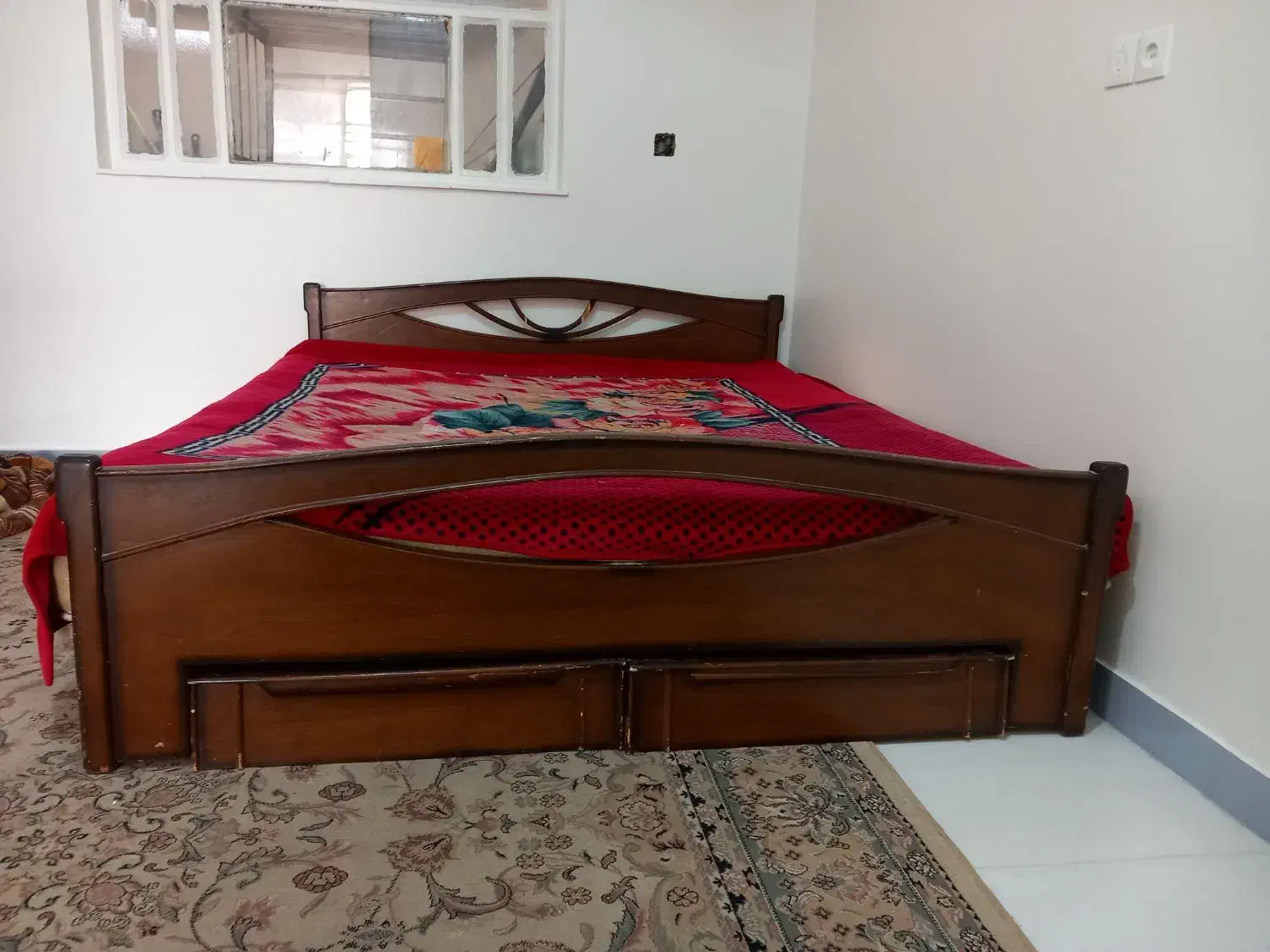 تخت خواب|تخت و سرویس خواب|کارون, |دیوار