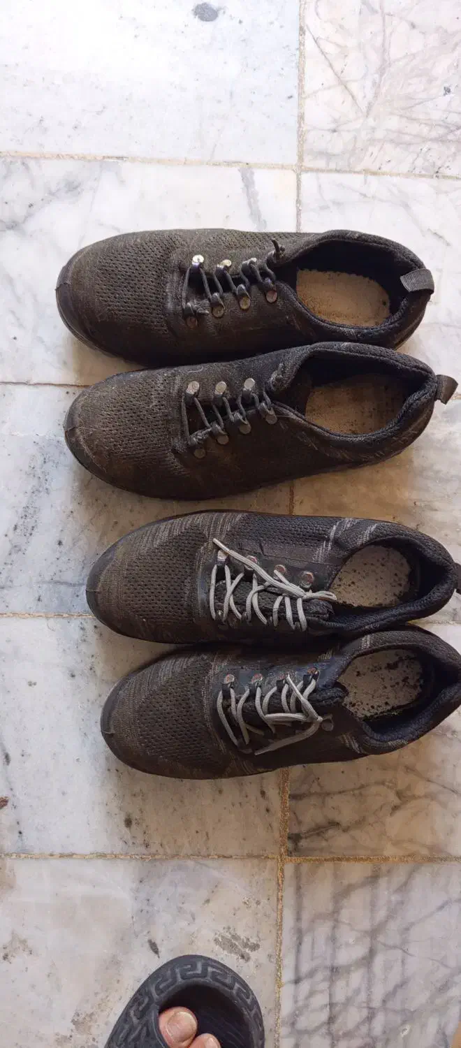 دو عدد کفش ایمنی دست دوم و کاملاً سالم|کیف، کفش، کمربند|ماهدشت, |دیوار
