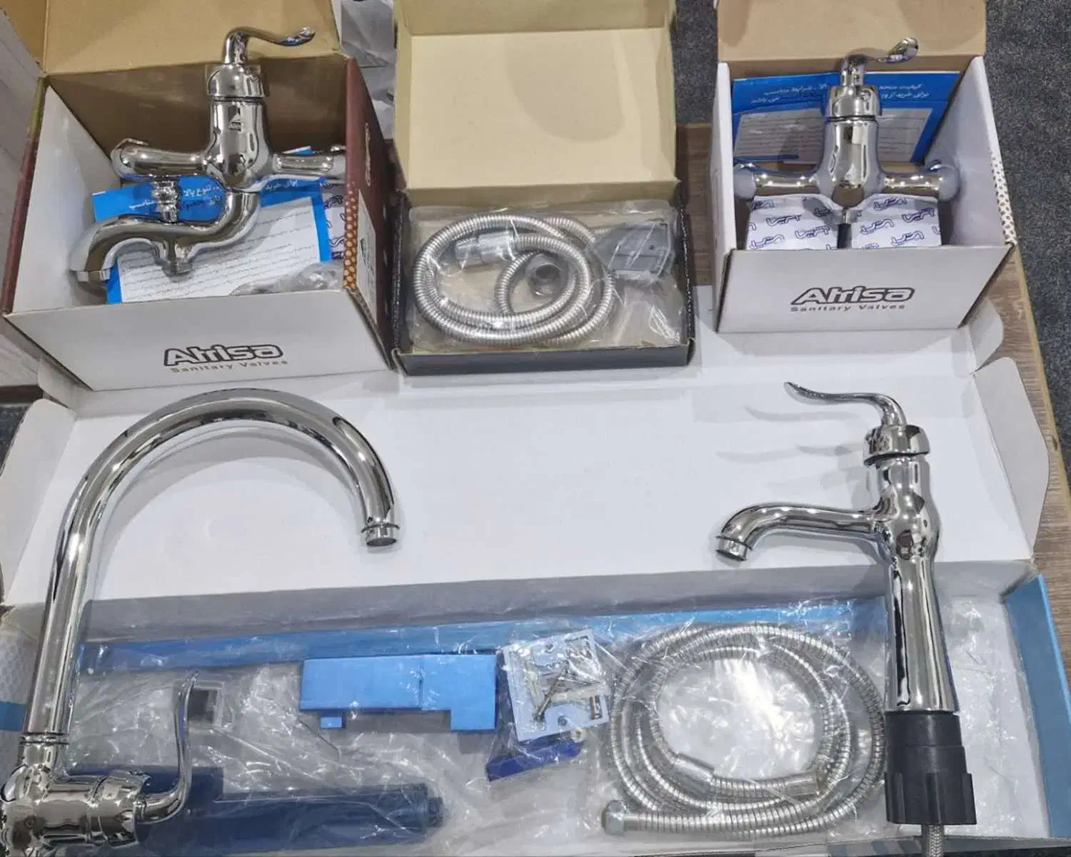 پک کامل شیرآلات|مصالح و تجهیزات ساختمان|قم, هنرستان|دیوار