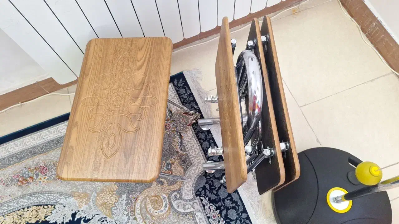 سینی ، میز تاشو جلو مبلی، تنیس/ بدمینتون خانگی|ظروف سرو و پذیرایی|قم, چهار مردان|دیوار