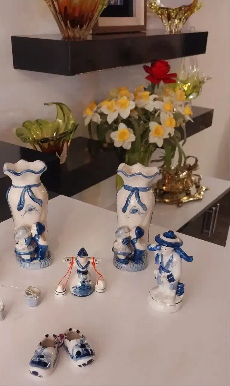 مجسمه شیک چینی قلم آبی|مجسمه، تندیس، ماکت|مشهد, شهید مطهری|دیوار