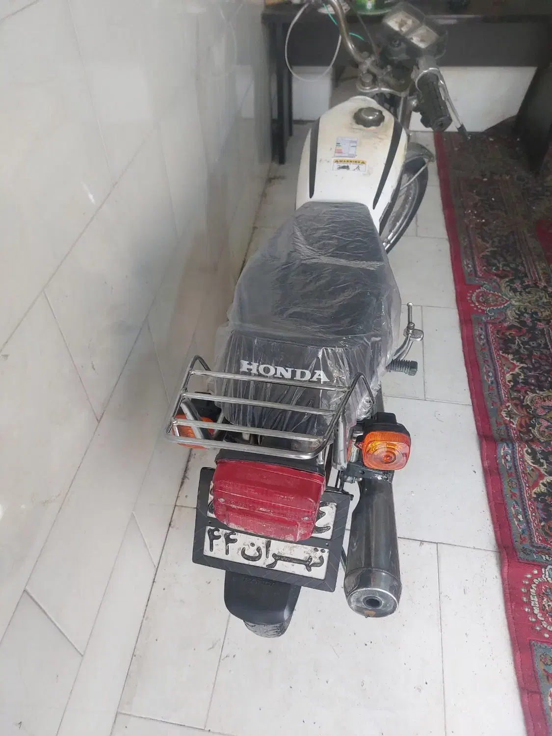 موتور هندا ۱۲۵ مزایده سالم سالم|موتورسیکلت|چهارباغ, |دیوار