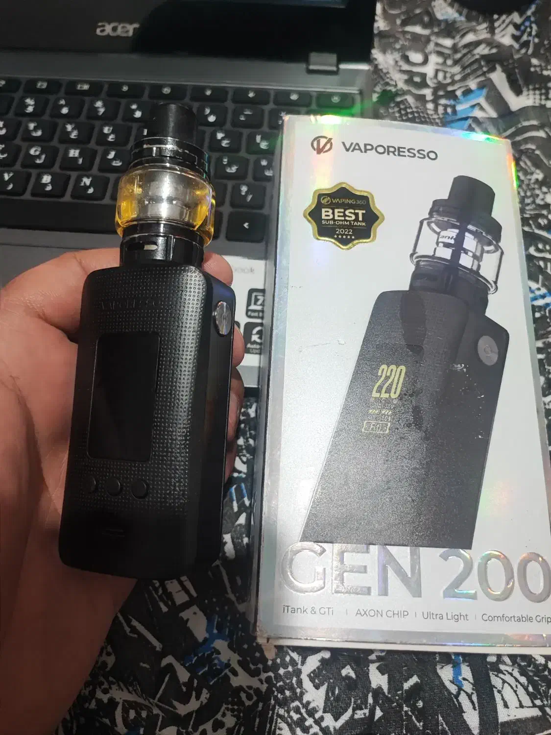 ویپ gen 200 ویپرسو باطری با یک هفته نگهداری|زیورآلات و اکسسوری|قرچک, باقرآباد|دیوار