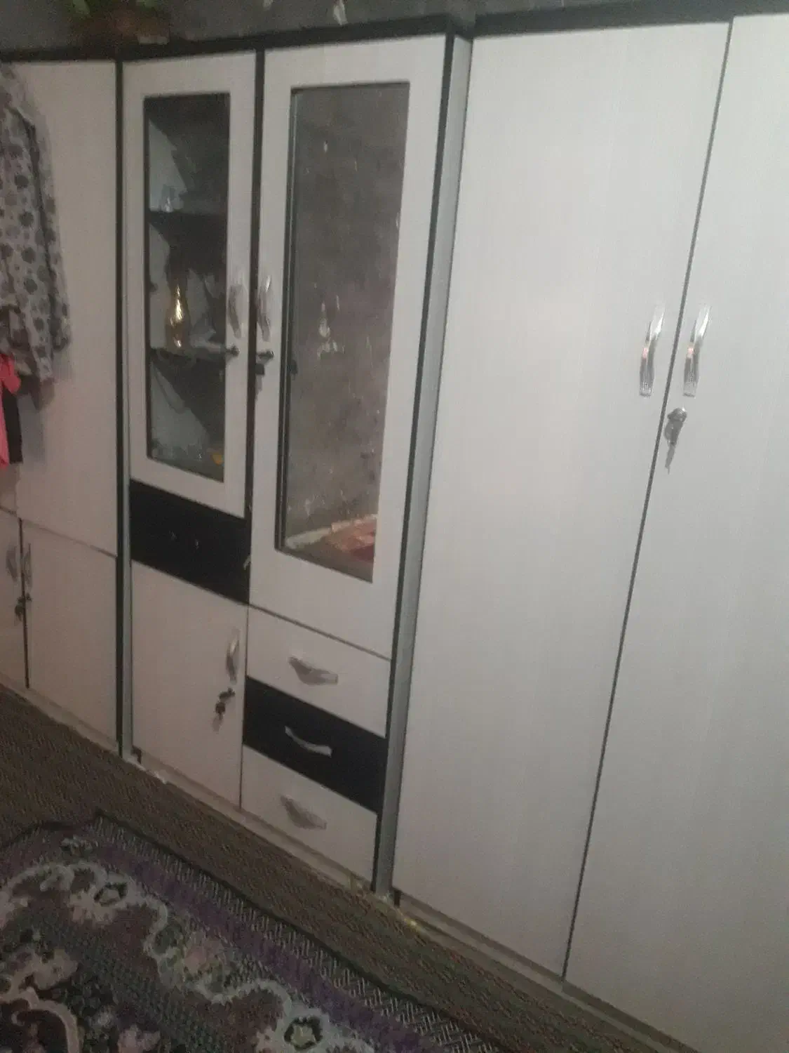 کمد سه تیکه تمیز|جاکفشی، کمد، دراور|انبارآلوم, |دیوار