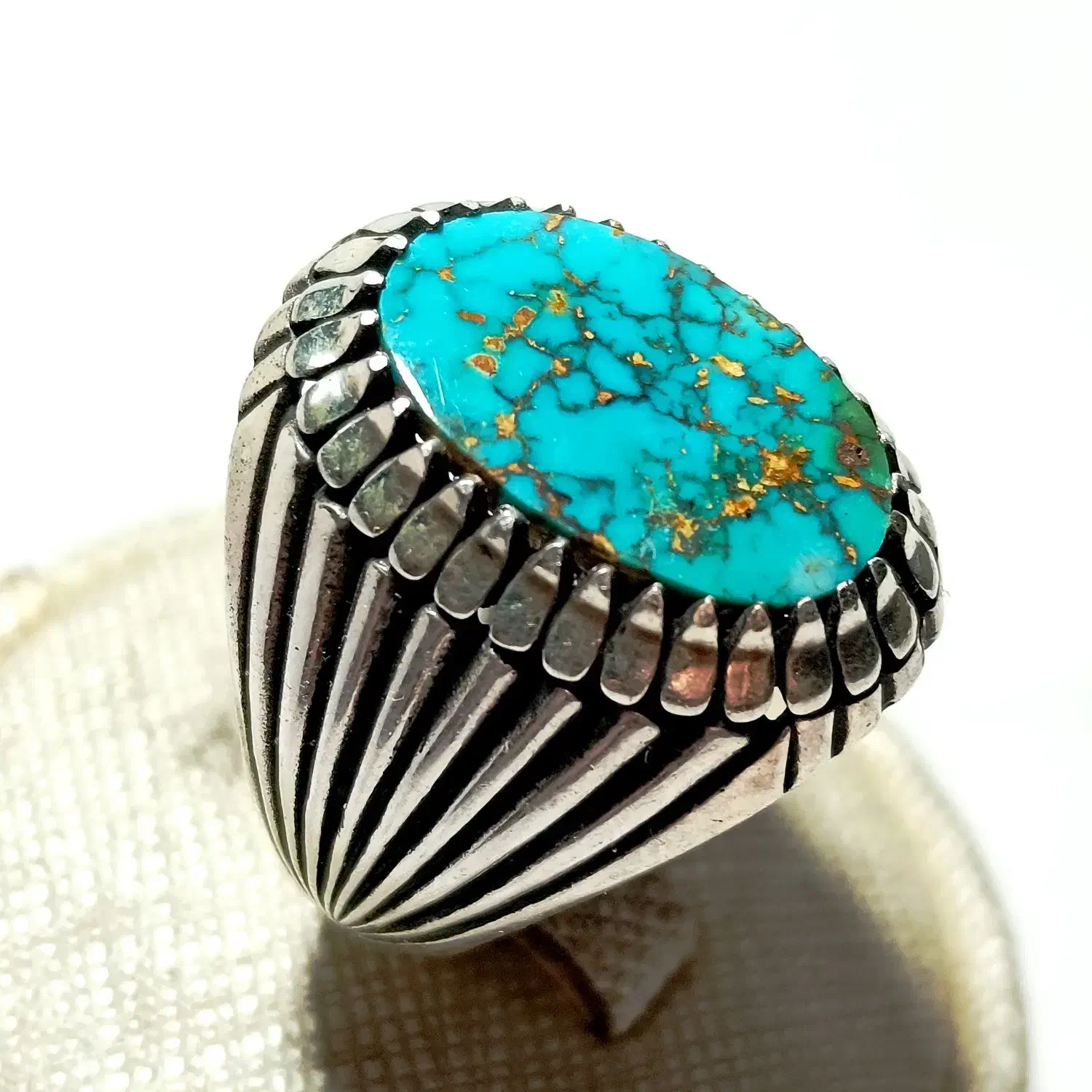 انگشتر های فیروزه نیشابوری اصل|جواهرات|اصفهان, پوریای ولی|دیوار