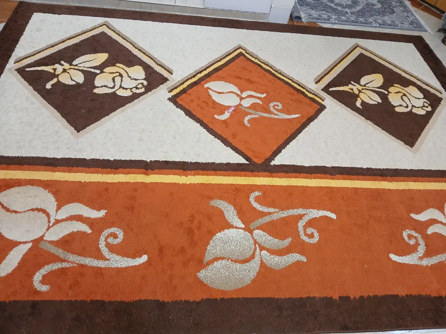 گلیم فرش ۹ متری|فرش|لنجان, |دیوار