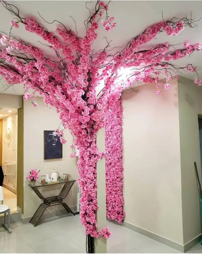 شکوفه و درخچه مصنوعی|گل مصنوعی|کرمان, |دیوار