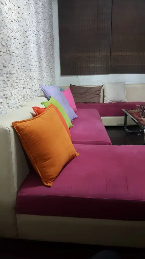 مبلمان دور همی ۷ نفره.چوب و چرم|مبلمان خانگی و میز عسلی|بندرعباس, |دیوار