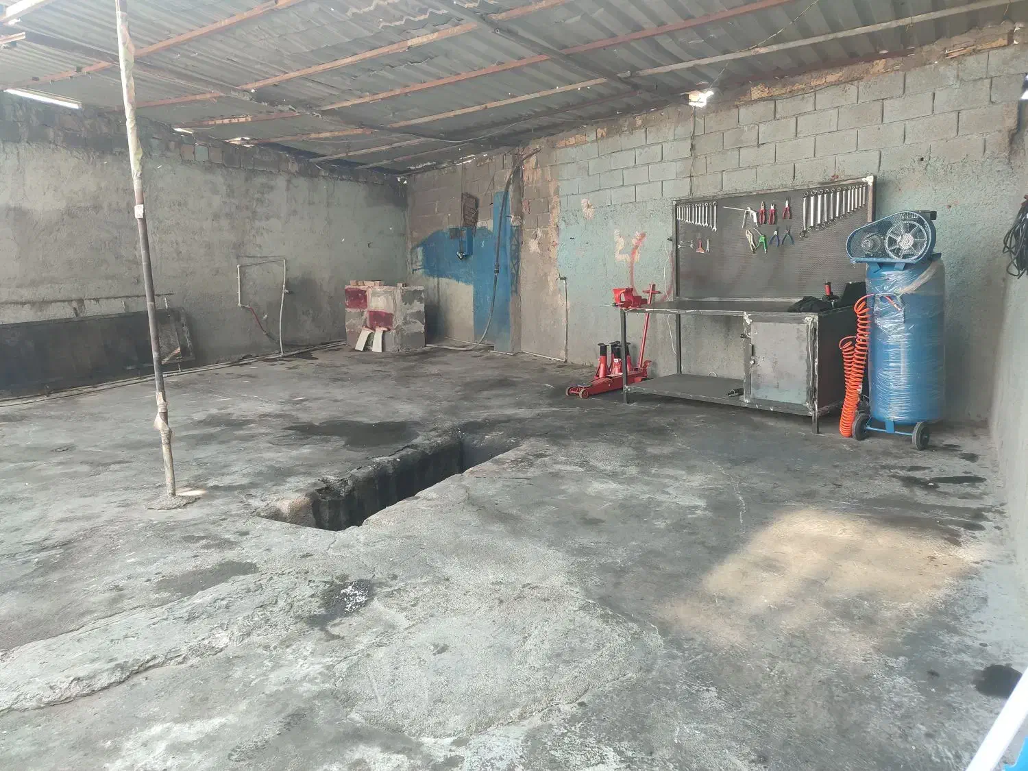 یک باب مغاز مناسب تعمیر گاه کارواش وضایعاتی|اجارهٔ مغازه و غرفه|رباط‌کریم, الارد|دیوار