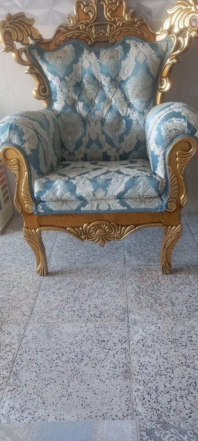 مبل سلطنتی درحد نو|مبلمان خانگی و میز عسلی|ایوان, |دیوار