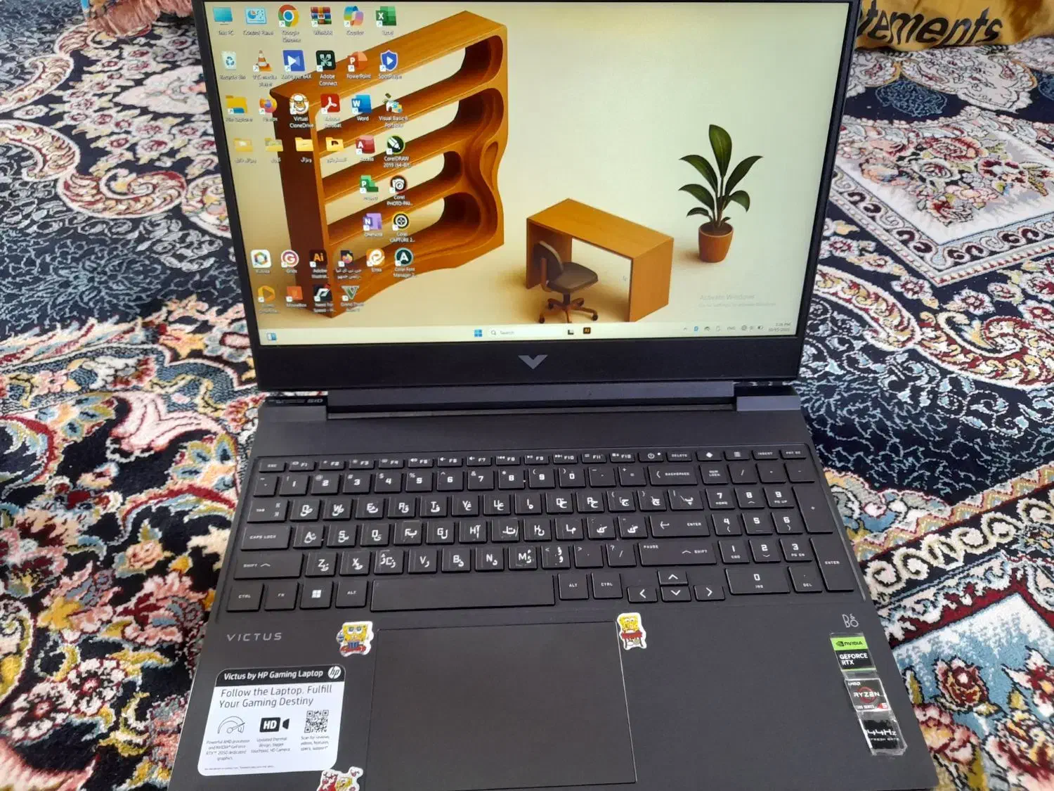 لپتاپ hp|رایانه همراه|بم, |دیوار