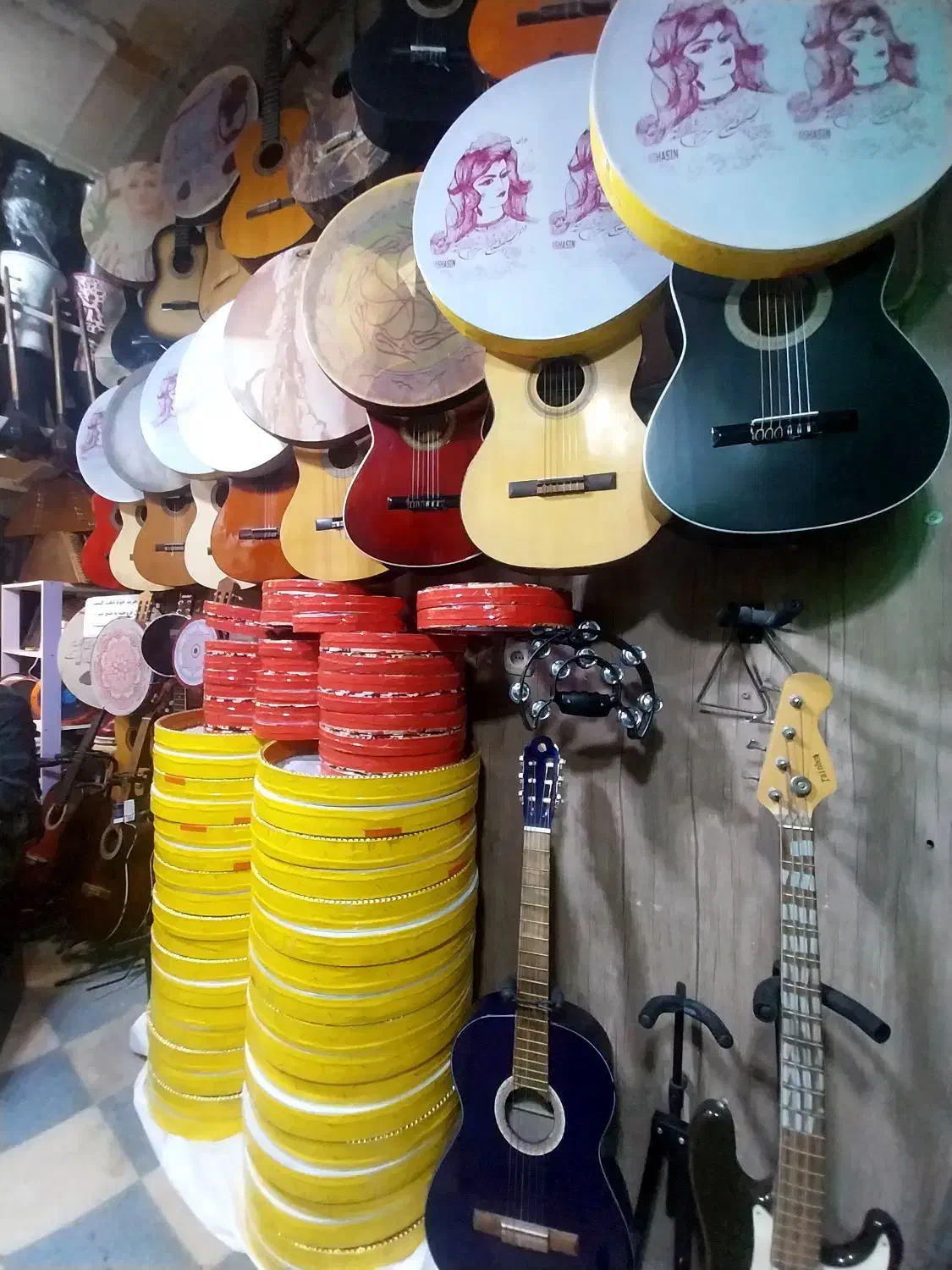 دایره دف تمپو ضرب داربوکا گیتار خرید آموزش|سازهای سنتی|مشهد, ایثار|دیوار