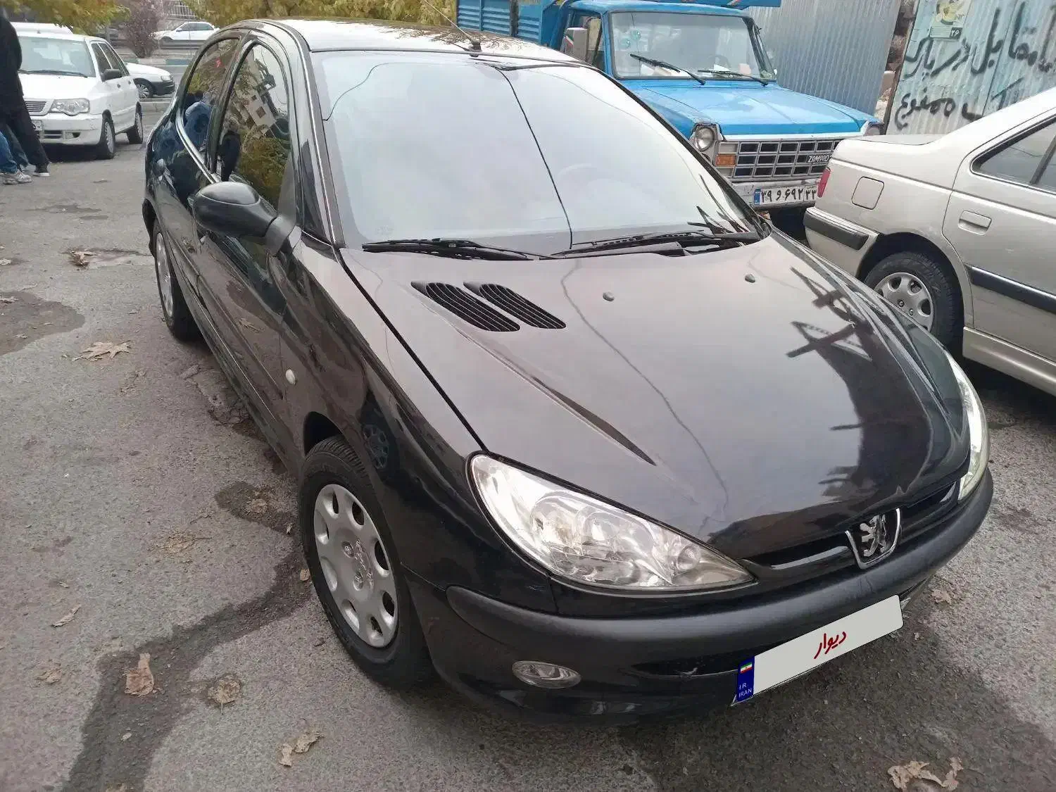 پژو مشکی ۲۰۶، مدل۹۵، شاسی سالم نقد واقساط|خودرو سواری و وانت|تهران, سردارجنگل|دیوار