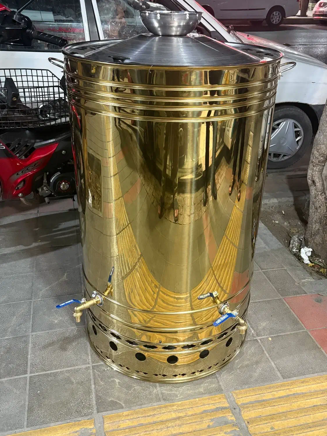 سماور گازی مجلسی ضخیم تا ۳۵۰ لیتری هییتی|سماور، چایساز، قهوهساز|مشهد, پورسینا|دیوار