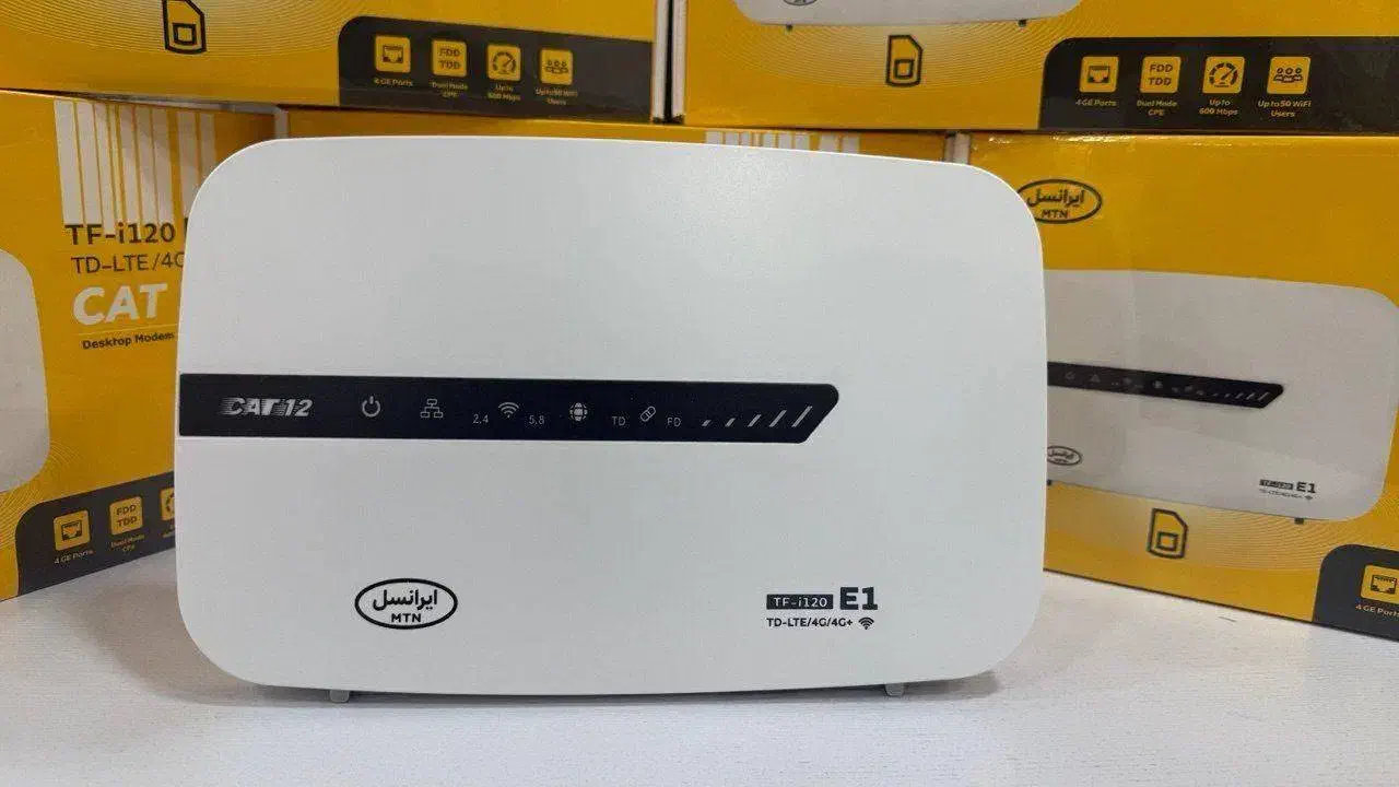 مودم 5Gفایوجی ooredoo ایرانسل همراه اول نت نامحدود|مودم و تجهیزات شبکه|اصفهان, هفتون|دیوار