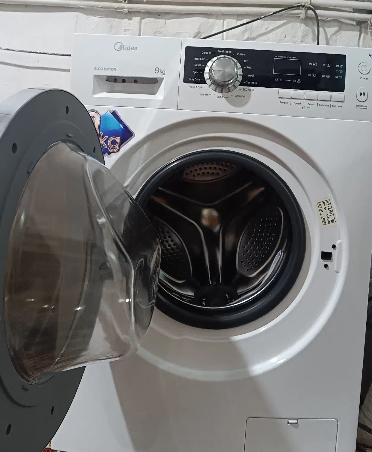 لباسشویی مدیا ۹کیلو|ماشین لباسشویی و خشککن لباس|روانسر, |دیوار