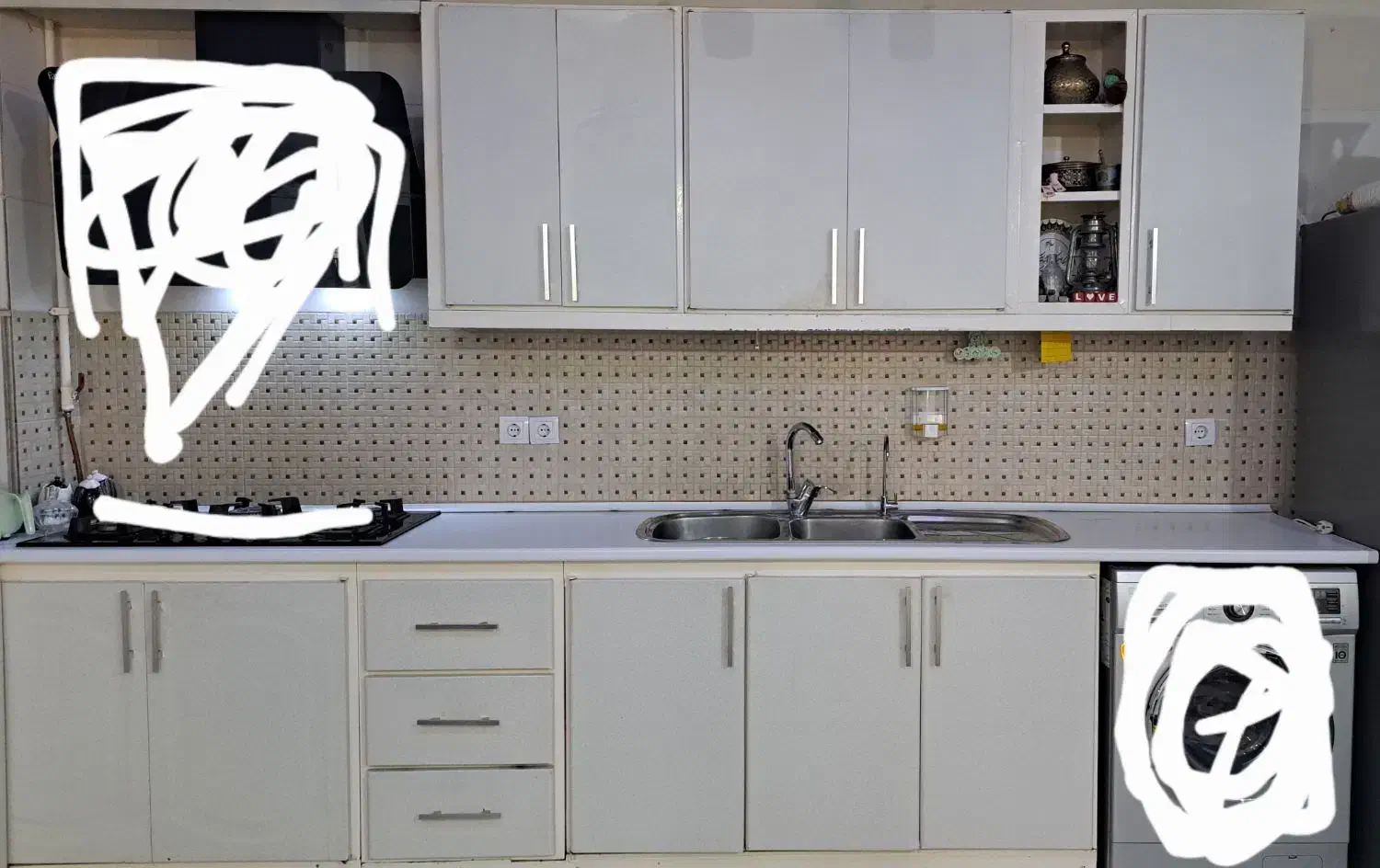 کابینت.سینک ظرفشویی.صفحه روی کابینت|مصالح و تجهیزات ساختمان|فاضل آباد, |دیوار