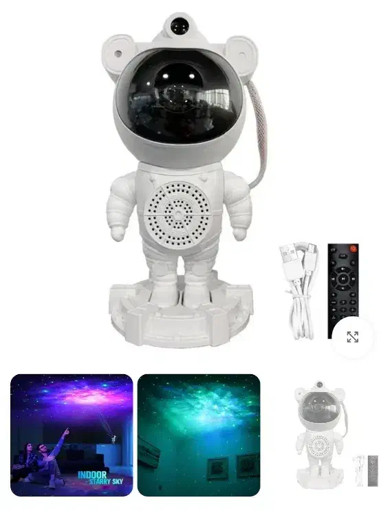 چراغ خواب کهکشانی موزیکال اسپیکردار|چراغ خواب و آباژور|کرمان, |دیوار