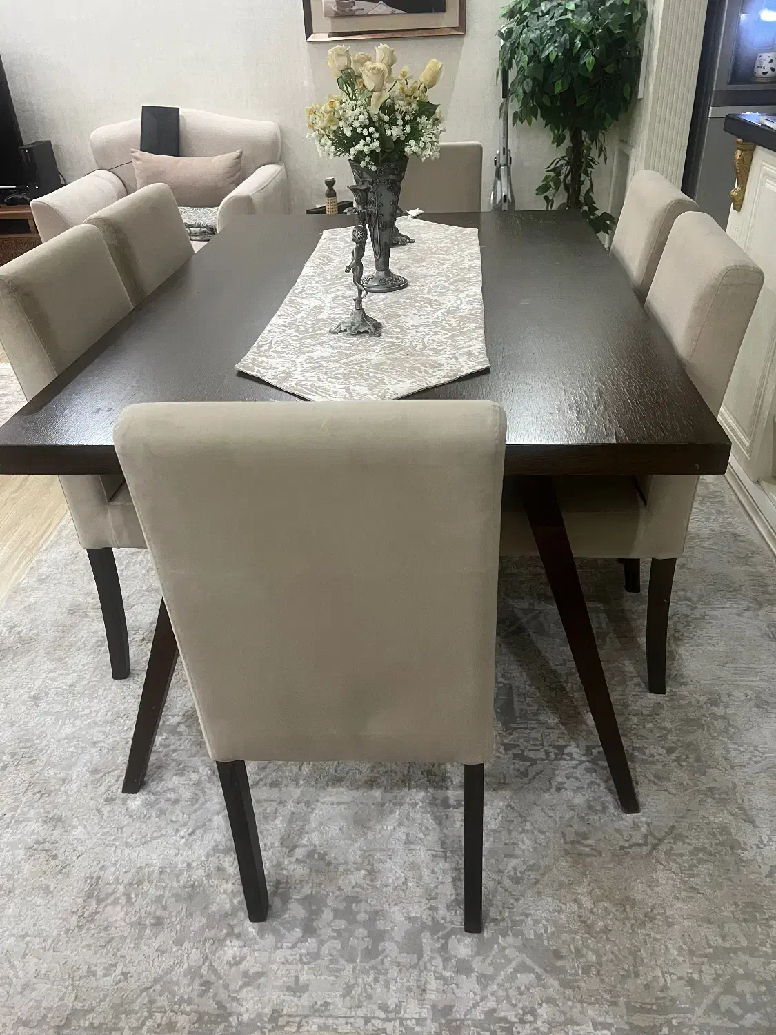 میز ناهار خوری|میز و صندلی غذاخوری|زاهدان, |دیوار