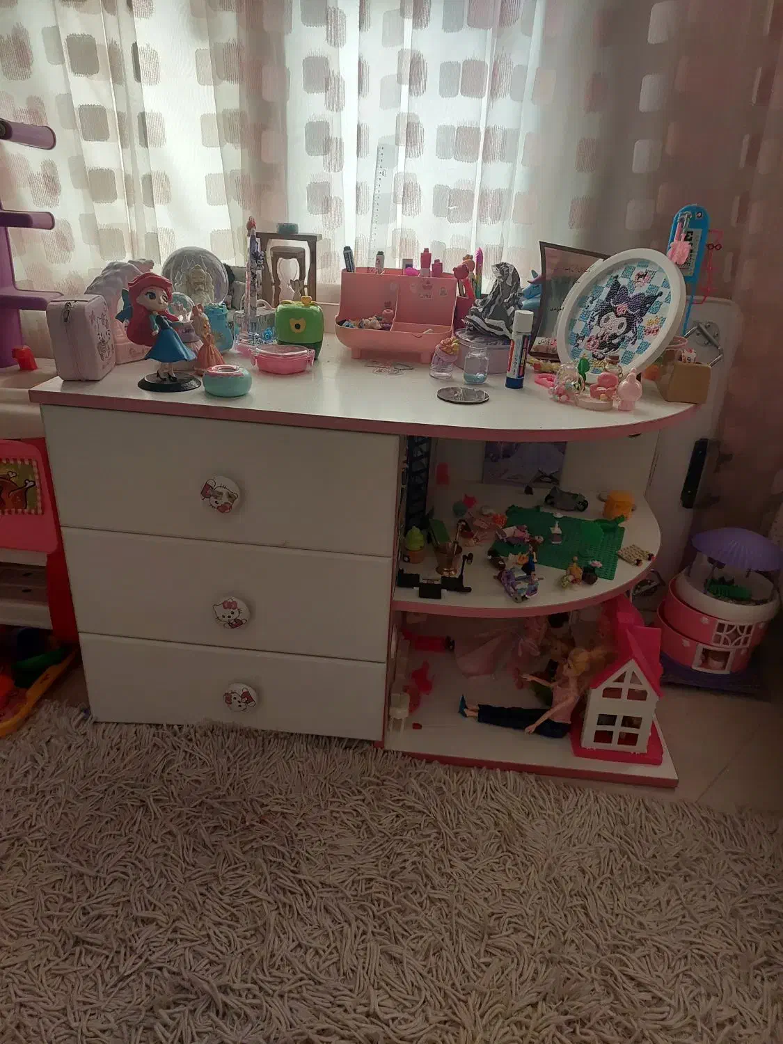 سرویس خواب دخترانه برند ساحل چوب|تخت و سرویس خواب|سبزوار, پاسداران|دیوار