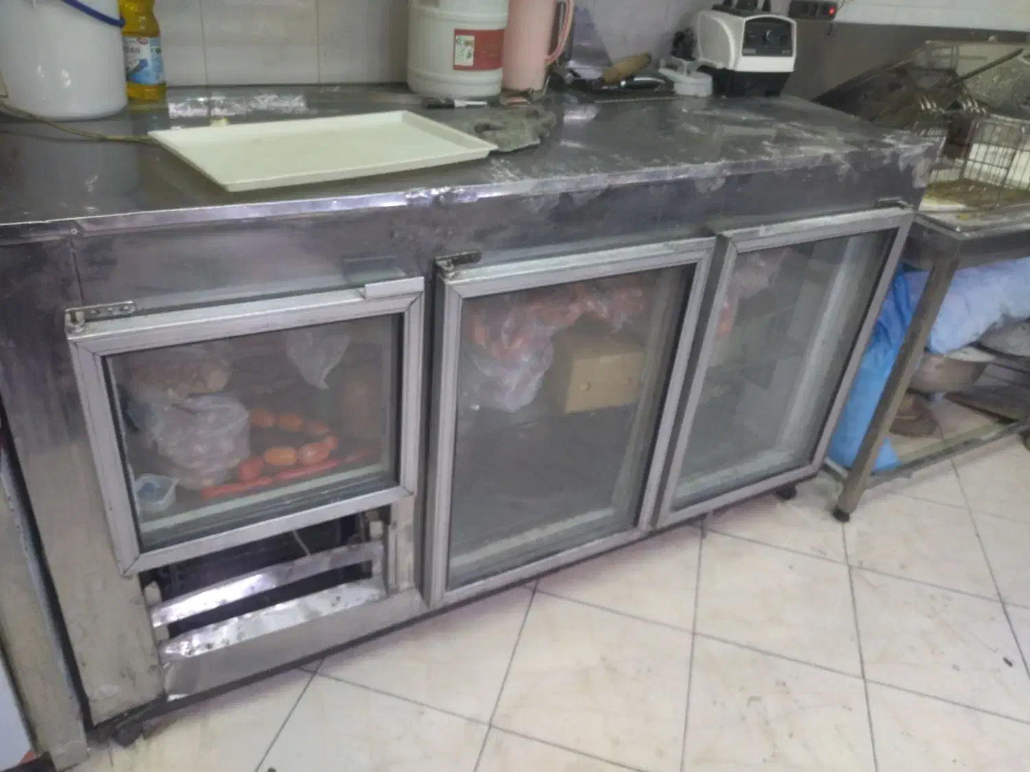 معاوضه یخچال و فریزر خوابیده|فروشگاه و مغازه|تبریز, |دیوار