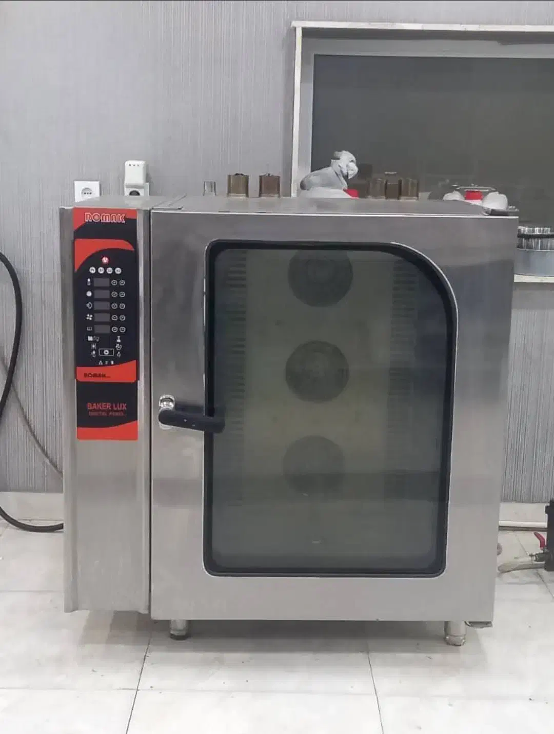 فر صنعتی ۱۰ دیس بخاردار و تمام دیجیتال روماک|ماشین‌آلات صنعتی|رباط‌کریم, رباط‌کریم|دیوار