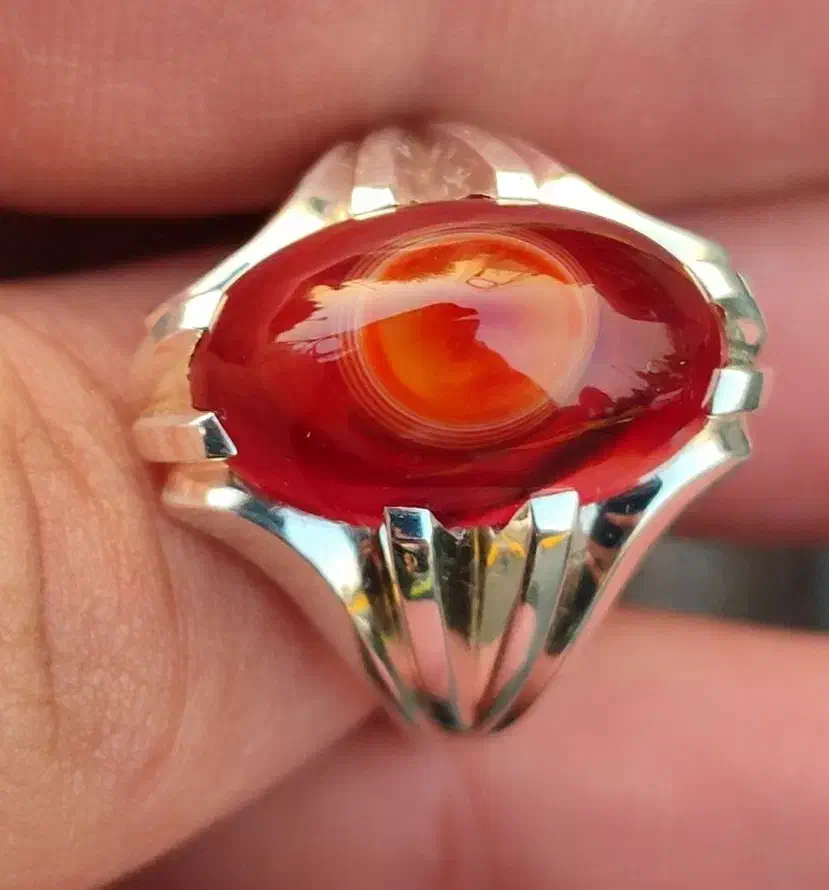 انگشتر نقره دستساز حق وردی باباقوری سرخ|بدلیجات|تهران, نیروی هوایی (پیروزی)|دیوار