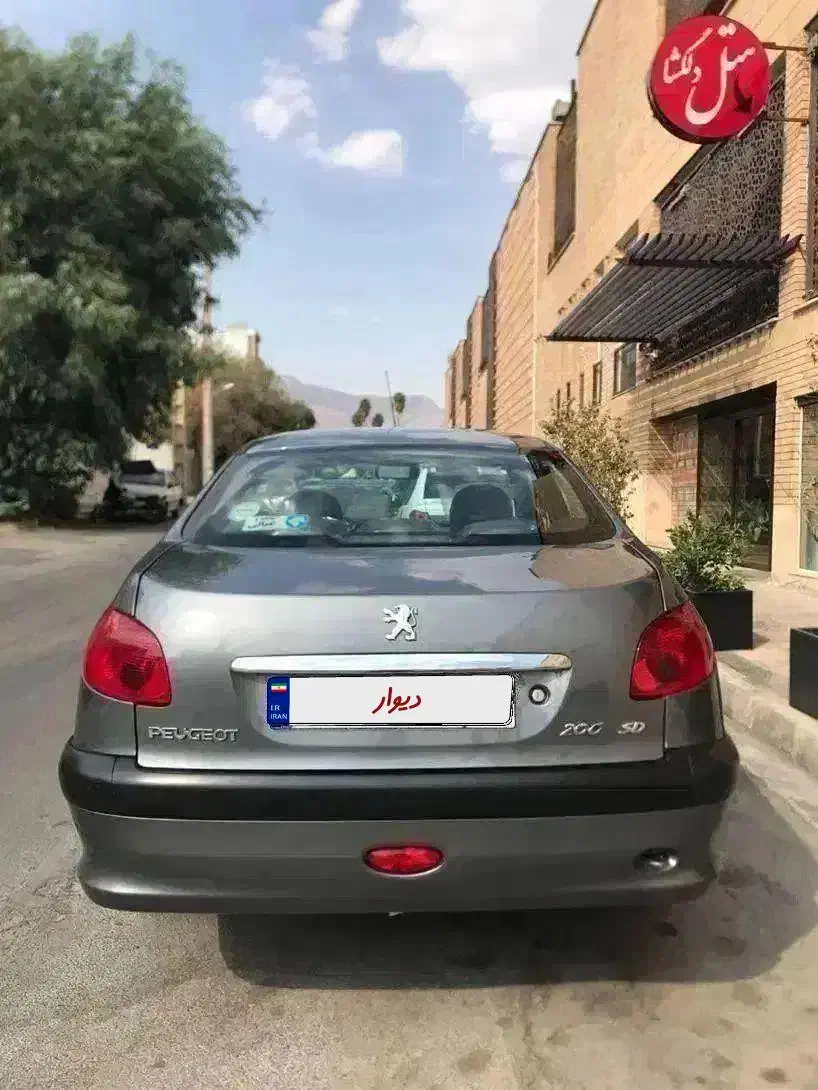 پژو 206 sd بدون رنگ فابریک مدل ۱۳۹۹|خودرو سواری و وانت|شیراز, ریاستی|دیوار