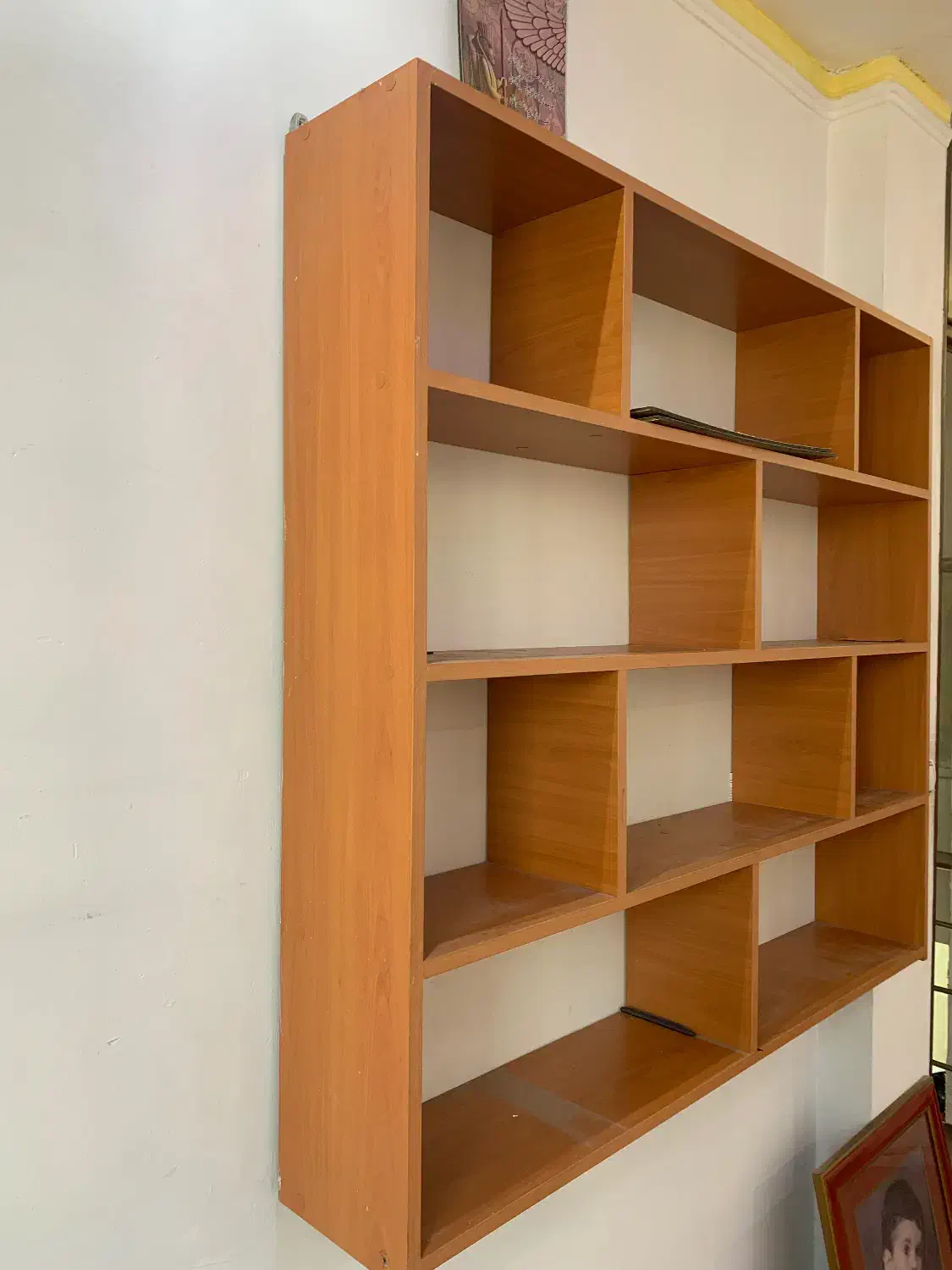 کتابخانه|کتابخانه، شلف، قفسه‌های دیواری|رشت, کوی بیانی|دیوار