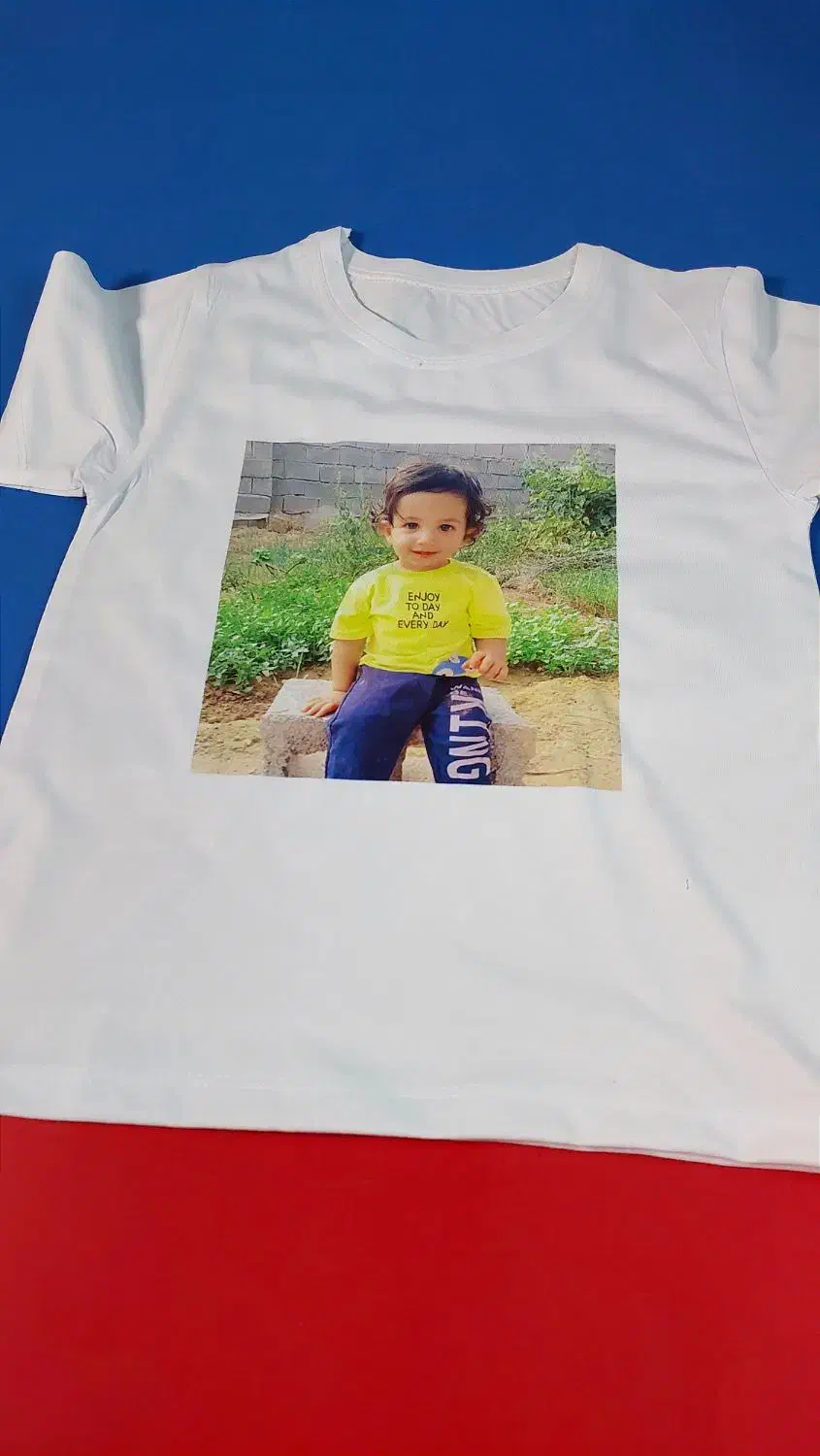 حراج چاپ عکس روی تیشرت بچگانه|کفش و لباس بچه|اهواز, پادادشهر|دیوار