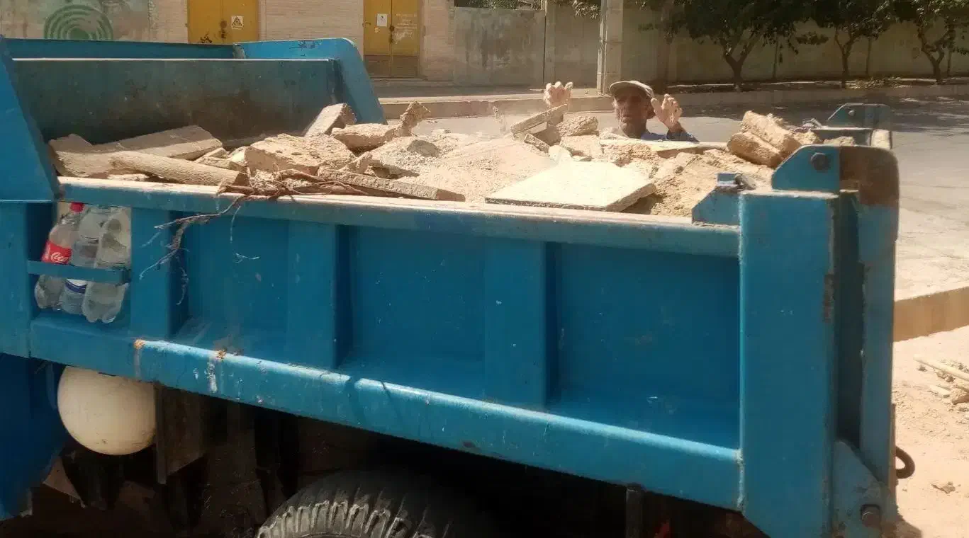 اجاره نیسان کمپرسی و حمل مصالح و ناخاله|خودرو اجارهای|شیراز, سفیرشمالی|دیوار