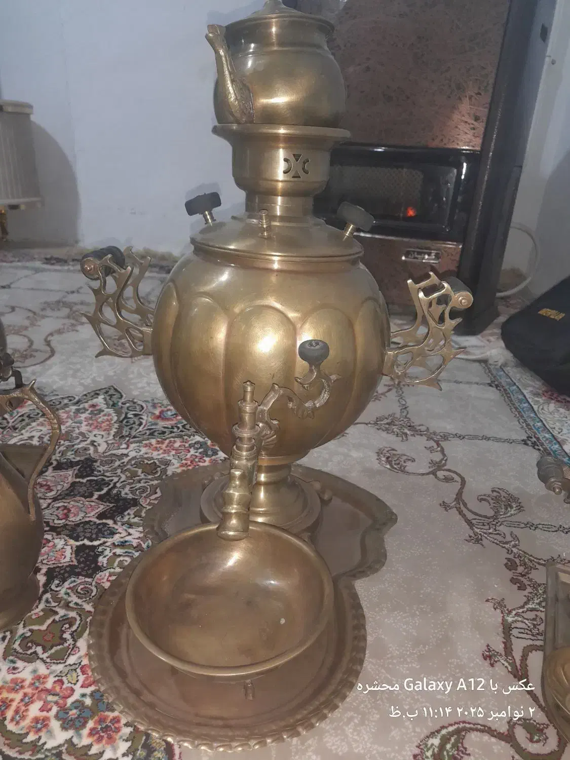 سماورزغالی|کلکسیون اشیاء عتیقه|کرمانشاه, |دیوار