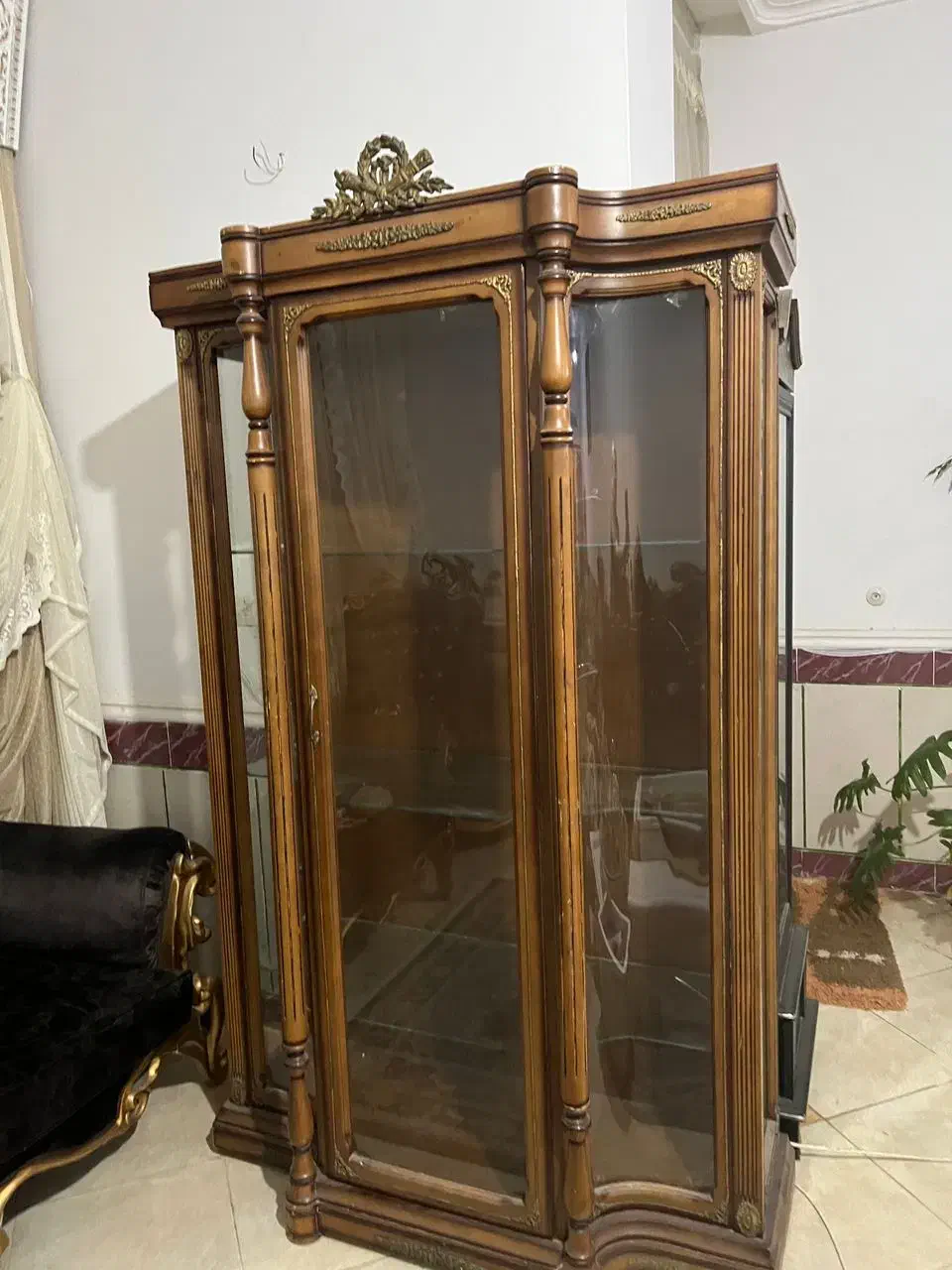 بوفه چوب گردو نونو|بوفه، ویترین، کنسول|داراب, |دیوار