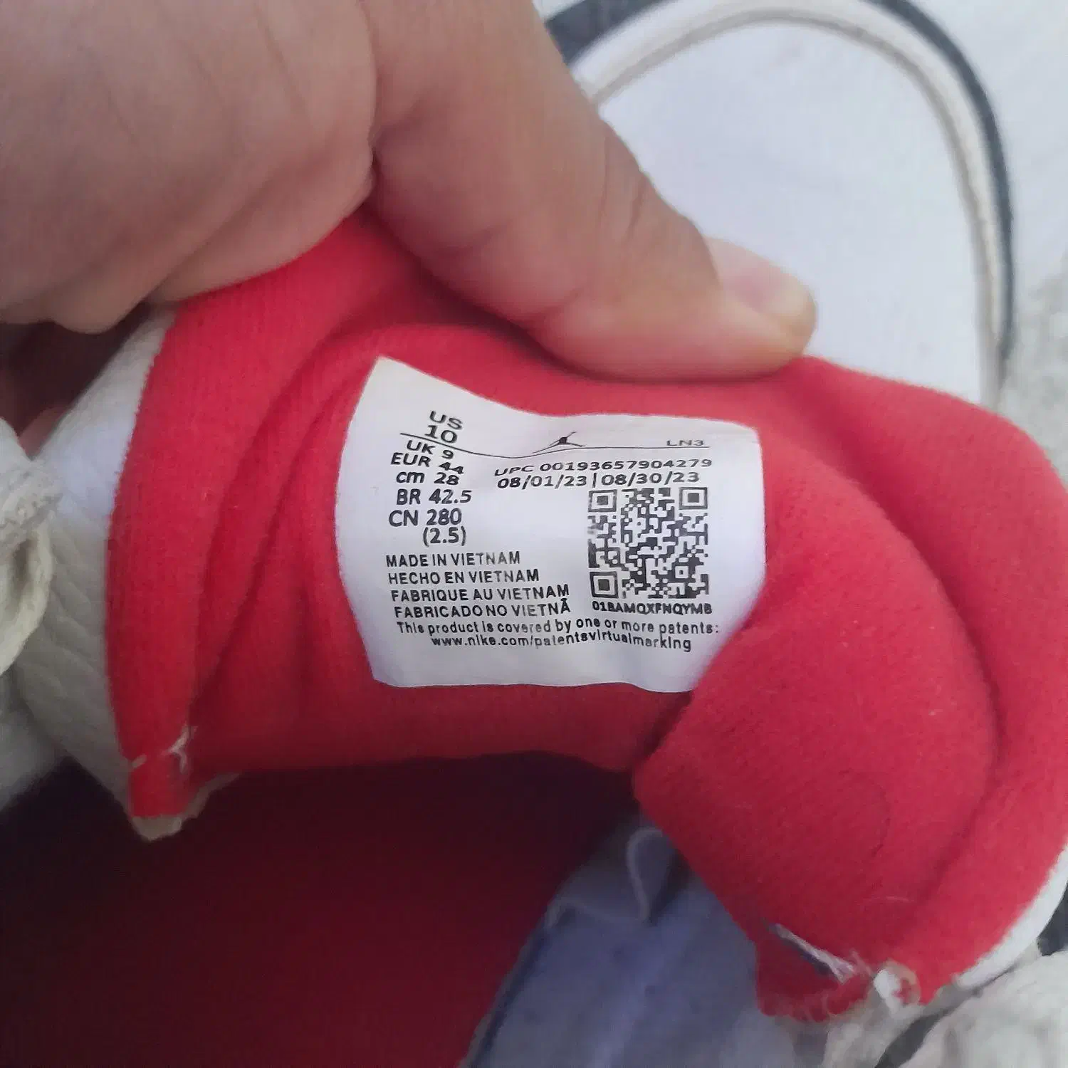 کتونی جردن۳ اصل ویتنام|کیف، کفش، کمربند|نورآباد, |دیوار