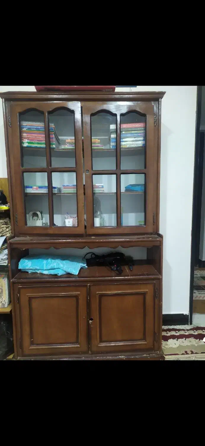 کمد بوفه قفسه کتابخانه|کتابخانه، شلف، قفسه‌های دیواری|یاسوج, |دیوار