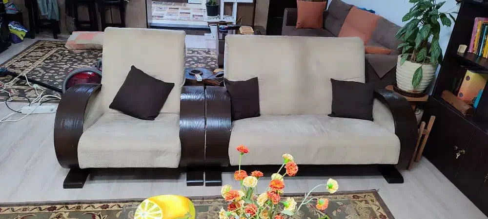 مبل 6نفره با میز وسط|مبلمان خانگی و میز عسلی|اندیشه, اندیشه فاز ۱|دیوار