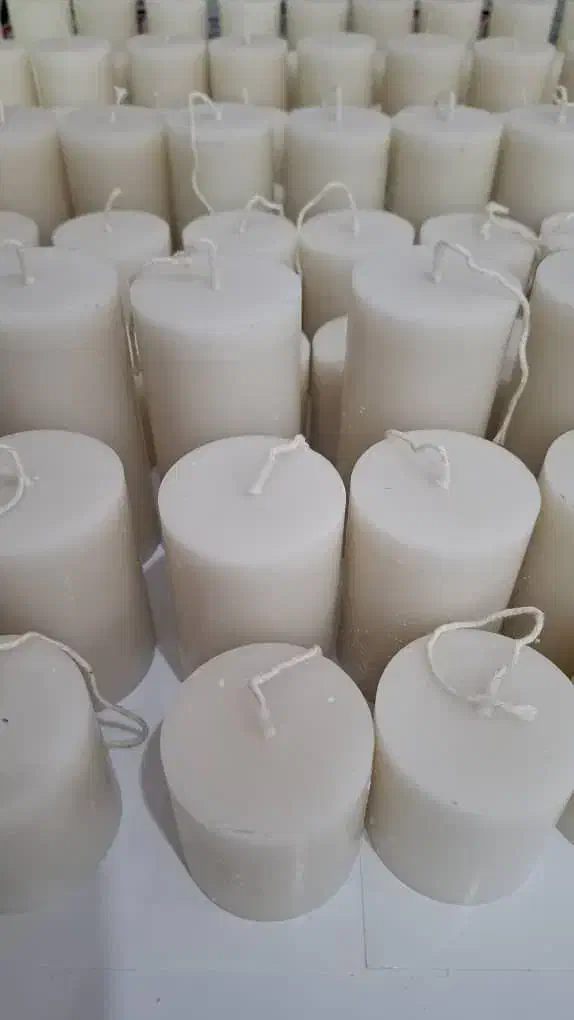 فروش شمع استوانه ای ست سه تایی بدون دود|صنایع دستی و سایر لوازم تزئینی|تهران, گلستان (شهرک راه آهن)|دیوار